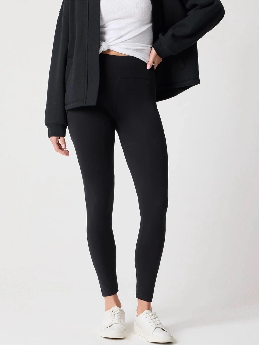 J Crew NWT Full Length Everyday Legging Black Size XL Comfort Yoga